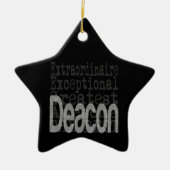 Deacon Extraordinaire Keramik Ornament (Vorne)