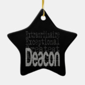 Deacon Extraordinaire Keramik Ornament (Hinten)