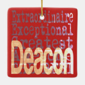 Deacon Extraordinaire Keramikornament (Rückseite)