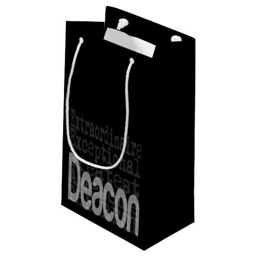Deacon Extraordinaire Kleine Geschenktüte (Rückseite Schrägansicht)