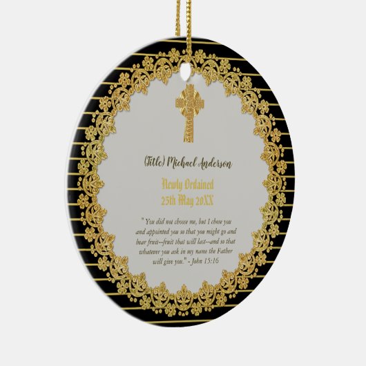 DEACON neu Ordinierte Verse-Geschenkidee Keramik Ornament (Rechts)