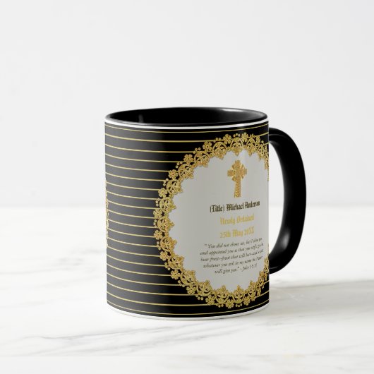DEACON neu Ordinierte Verse-Geschenkidee Tasse (VorderseiteRechts)