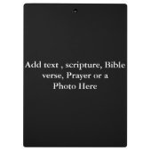 Deacon Ordised Ordination Gift Gedenk Klemmbrett (Rückseite)