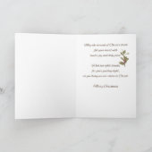 Deacon und Ehefrau Weihnachten Segnungen und Dank Karte (Innenseite)