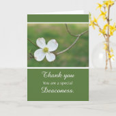 Deaconess Danke Dogwood Blossom Karte (Gelbe Blume)