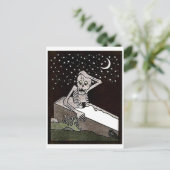 Dead Already Skeleton Postkarte (Stehend Vorderseite)