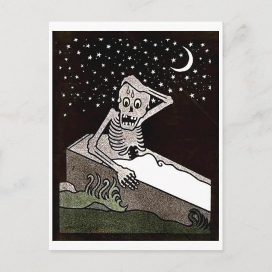 Dead Already Skeleton Postkarte (Vorderseite)