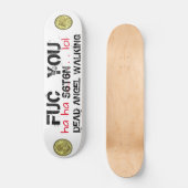 DEAD ANGEL WALKING Ha Ha Lol Skateboard (Vorderseite)