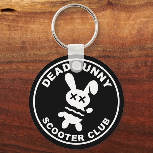 Dead Bunny Scooter Schlüsselanhänger (Vorderseite)