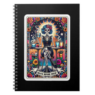 Dead by Decaf Tarot Card Notebook Collection Notizblock