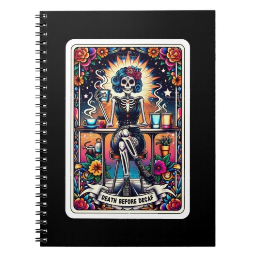 Dead by Decaf Tarot Card Notebook Collection Notizblock (Vorderseite)