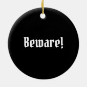 Dead Cat Bounce Keramik Ornament (Hinten)