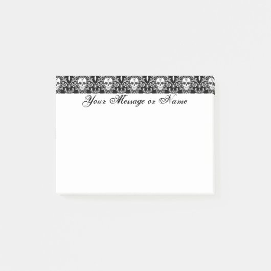 Dead Damask - Custom Sugar Skulls Post-it® Notes Post-it Klebezettel (Vorderseite)