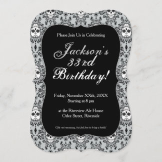 Dead Damask - Spezielle Einladungen für den Zucker