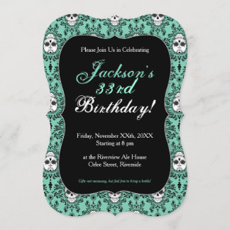 Dead Damask - Spezielle Einladungen für den Zucker