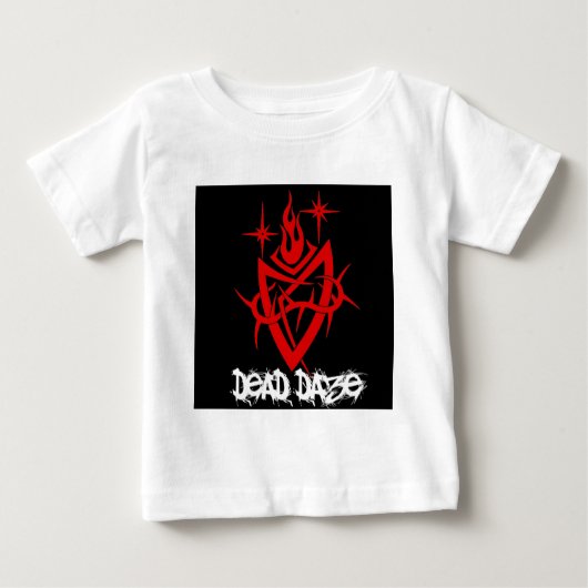 Dead Daze Tribal Heart Baby T-shirt (Vorderseite)