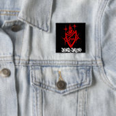 Dead Daze Tribal Heart Button (Beispiel)
