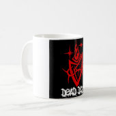 Dead Daze Tribal Heart Kaffeetasse (Vorderseite Links)