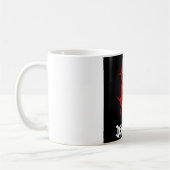 Dead Daze Tribal Heart Kaffeetasse (Links)
