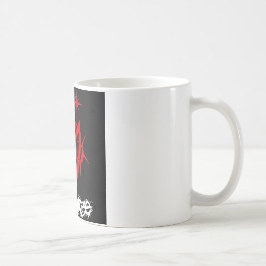 Dead Daze Tribal Heart Kaffeetasse (Rechts)
