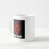 Dead Daze Tribal Heart Kaffeetasse (Vorderseite Links)