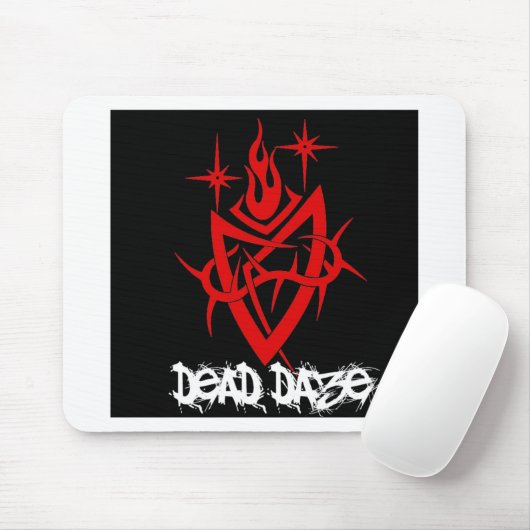 Dead Daze Tribal Heart Mousepad (Mit Mouse)