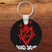 Dead Daze Tribal Heart Schlüsselanhänger (Vorderseite)