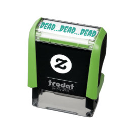 .DEAD...DEAD...DEAD. Old school to do list Permastempel