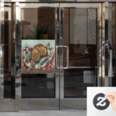 Dead Dillo Fensteraufkleber (Büro Tür)