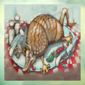 Dead Dillo Fensteraufkleber (Blatt 3)