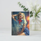 Dead, Dreamy, and Dangerously Darling: Natty Postkarte (Stehend Vorderseite)