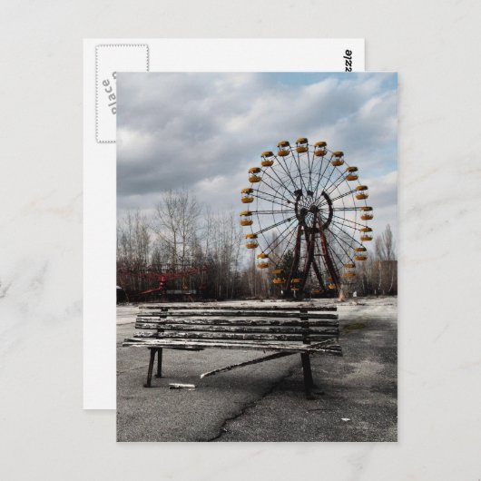 Dead Ferris Wheel Postkarte (Vorne/Hinten)