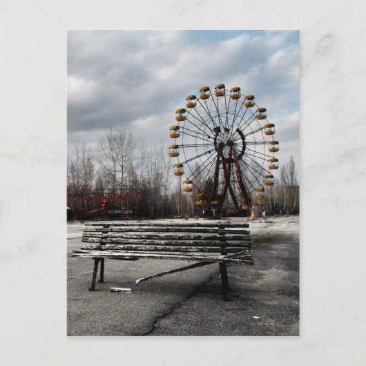Dead Ferris Wheel Postkarte (Vorderseite)