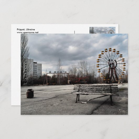 Dead Ferris Wheel Postkarte (Vorne/Hinten)