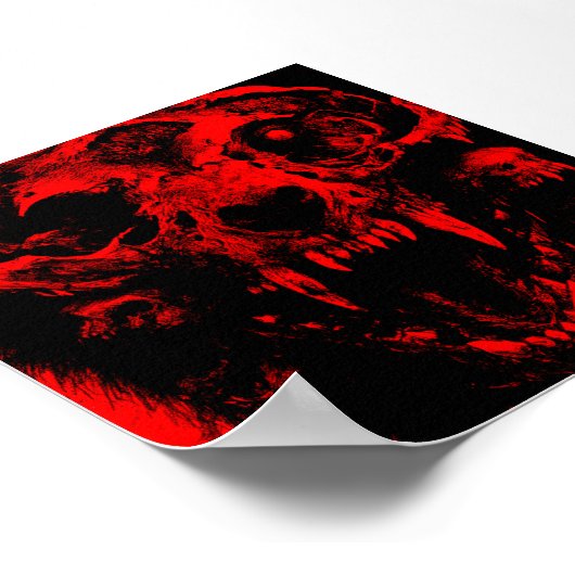 DEAD FLESH AMALGAMATION | Matt Paper Print Poster (Ecke)