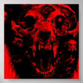 DEAD FLESH AMALGAMATION | Matt Paper Print Poster (Vorne)