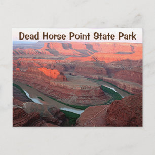 Dead Horse Point Staat Park 3, Sonnenaufgang, Utah Postkarte