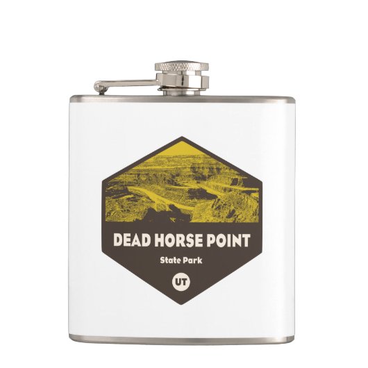 Dead Horse Point Staat Park Utah Flachmann (Vorderseite)