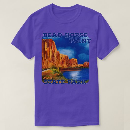Dead Horse Point Staat Park Utah T-Shirt (Design vorne)