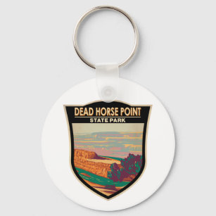 Dead Horse Point Staat Park Utah Vintag Schlüsselanhänger