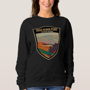 Dead Horse Point State Park Utah Vintage auf Deuts Sweatshirt