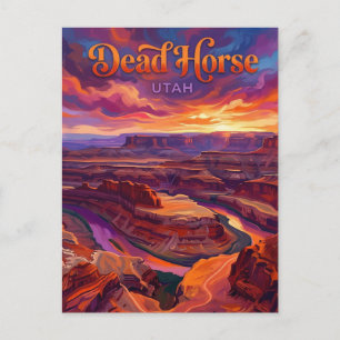 Dead Horse Point Utah Postkarte