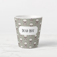 Dead Hot Pixel Art Gothic Spooky Skull Muster