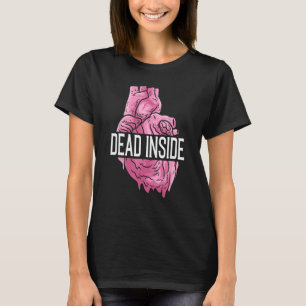 Dead in anatomisch menschliches Herz Emo Broken Ca T-Shirt