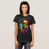 Dead Inside Aber Jolly AF Santa Skeleton Kaffee Ch T-Shirt (Vorne ganz)