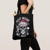 Dead Inside Aber Jolly AF Weihnachtsgeschenk Skele Tasche (Von Nahem)