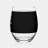 Dead Inside Aber Jolly AF Weihnachtsgeschenk Skele Weinglas Ohne Stiel (Rechts)