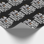 Dead Inside But I Got My Masters Degree Skeleton Geschenkpapier (Ecke)