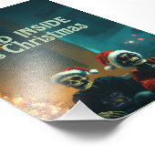 Dead Inside... But It’s Christmas Fotodruck (Ecke)