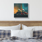 Dead Inside... But It’s Christmas Leinwanddruck (Insitu (Schlafzimmer))